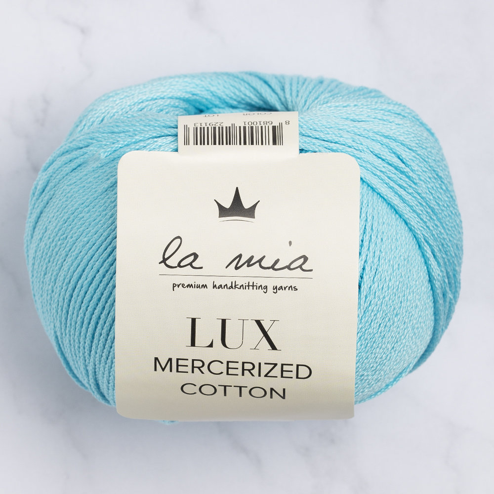 La Mia Lux Mercerized Cotton Cam Göbeği El Örgü İpi - 123